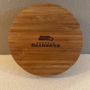 NWT NFL Seattle Seahawks 3 PC Bamboo Wine Tool Kit | 890WOS
